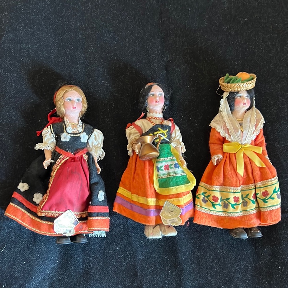Vintage collectible dolls